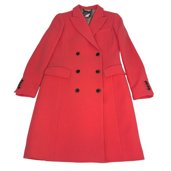 J. Crew Double Cloth Manifattura di Carmignano Wool Blend Lady Day Coat Pink 2 - Picture 6 of 16